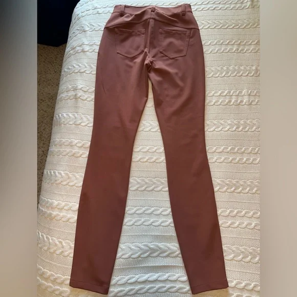 Lululemon City Sleek Slim-Fit 5 Pocket High-Rise Pant Ancient Copper Size 27 - Picture 3 of 10